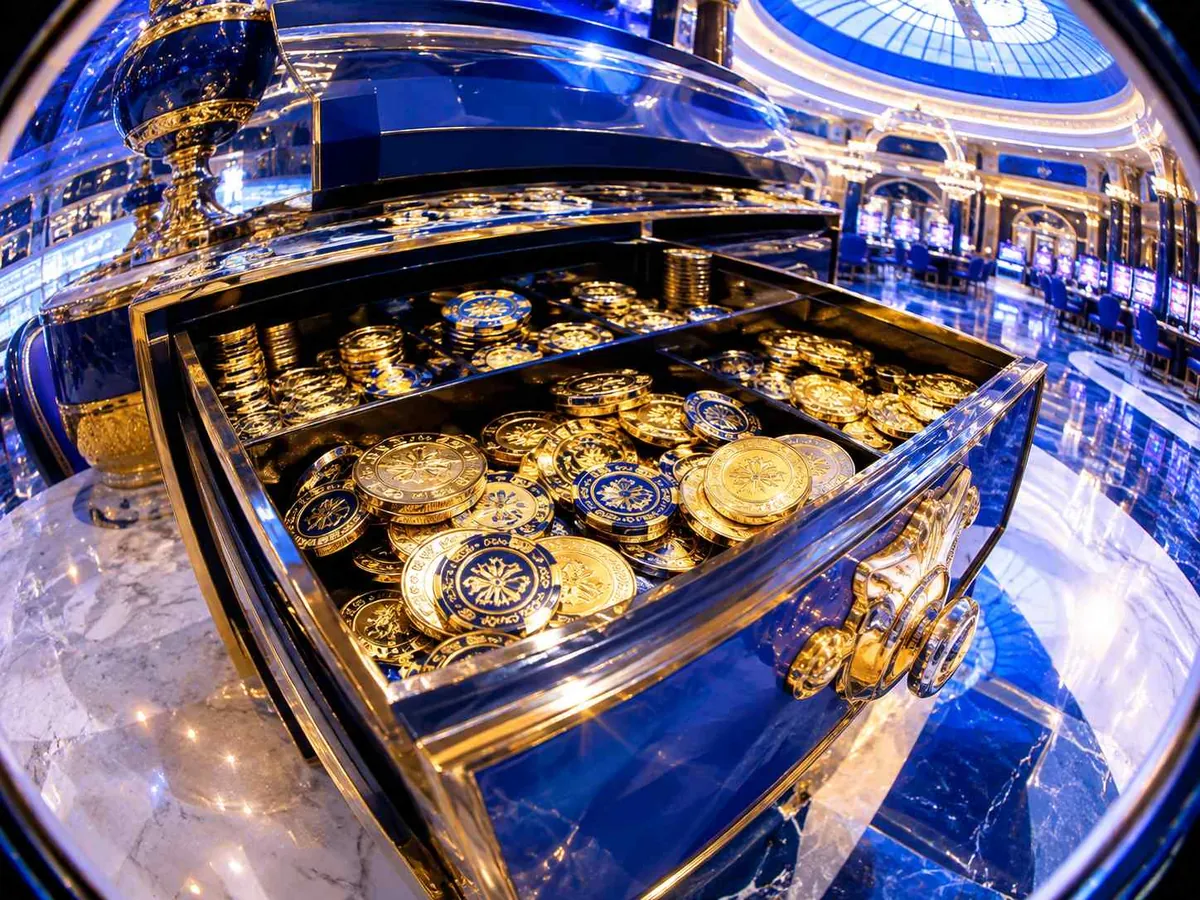 Ilustrasi golden casino — panduan plinko slot Ole99