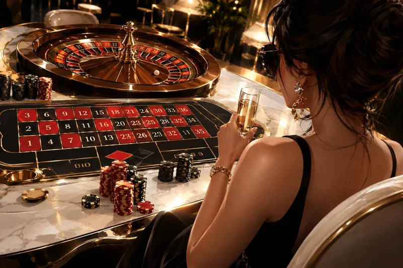 Roulette table and casino chips dalam konteks situs ole99 Ole99